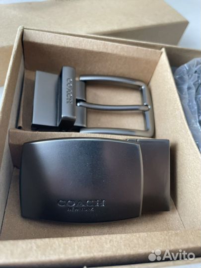 Ремень мужской coach / подарочный набор