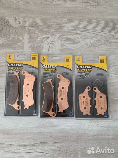 Тормозные колодки Galfer FD344G1370 и Galfer FD134