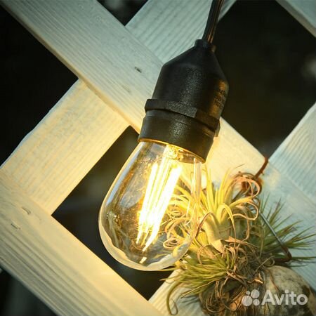 Гирлянда уличная с лампочками