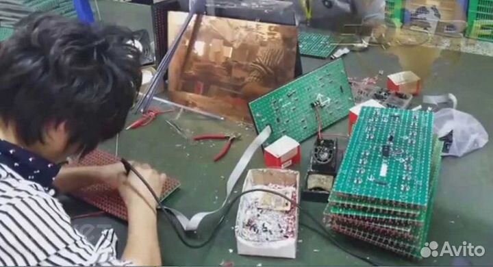 Ремонт бегущей строки, led вывески