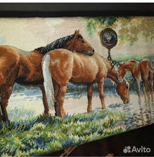 Картина вышитая крестом