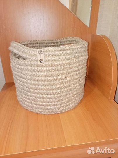 Корзина из джута Эко