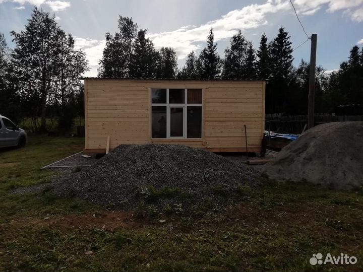Каркасный дачный домик