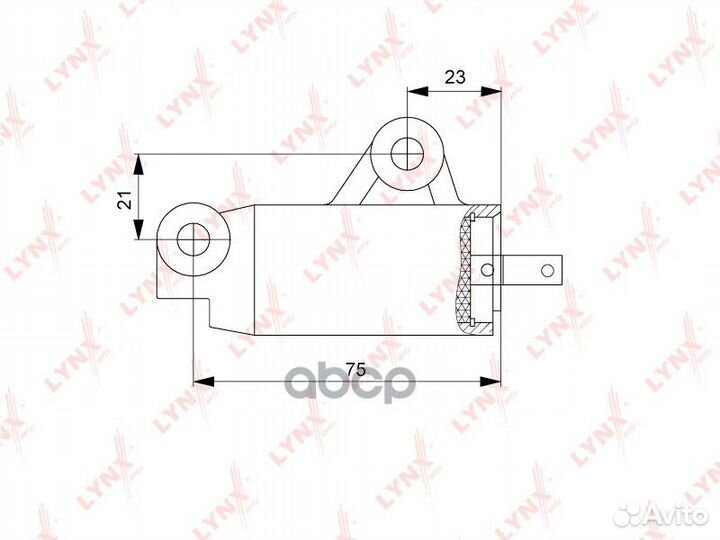 Ролик зубчатого ремня грм натяжной PT-1025 lynx