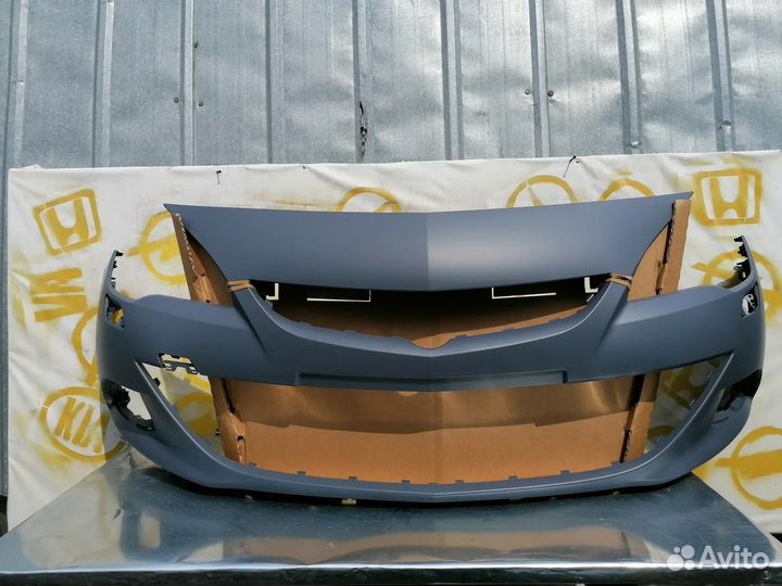 Передний бампер opel astra