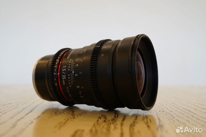Продаю Samyang vdslr Sony E T1.5 24mm, 35mm, 85mm