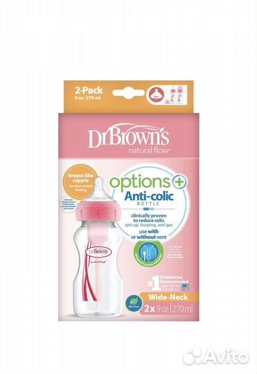 Бутылочка для кормления dr browns новая