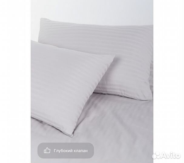 Постельное белье GoodNight Pure Страйп-сатин евро