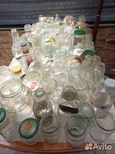 Банки стеклянные бу бесплатно
