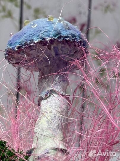 Грибы из ваты. Ватная игрушка