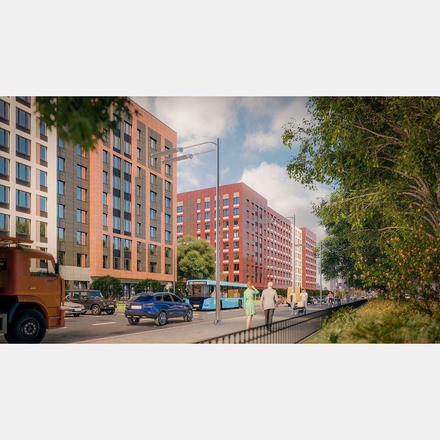 1-к. квартира, 36,6 м², 8/9 эт.