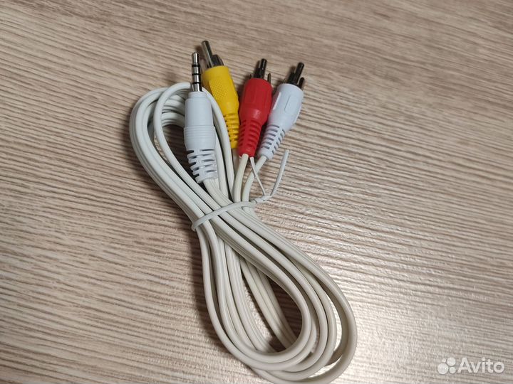 Кабель vcom 3.5 Jack - 3 х RCA, 1.2 м