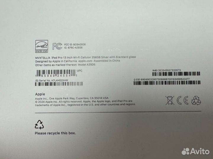 iPad Pro 13 M4 (2024) 256GB LTE Silver