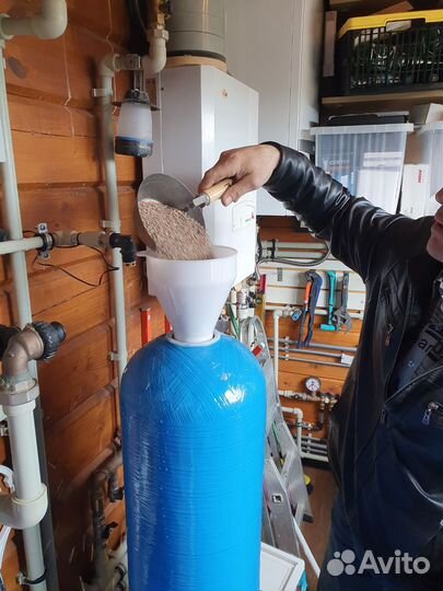 Перезасыпка, обслуживание фильтров