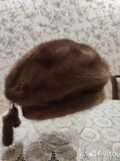Шапка норковая женская