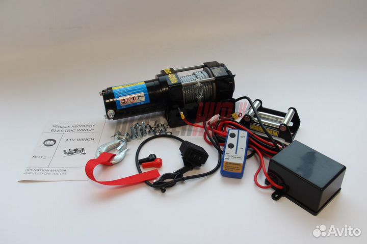 Лебедка Electric Winch 4000 lbs / 1800 kg 12v атв