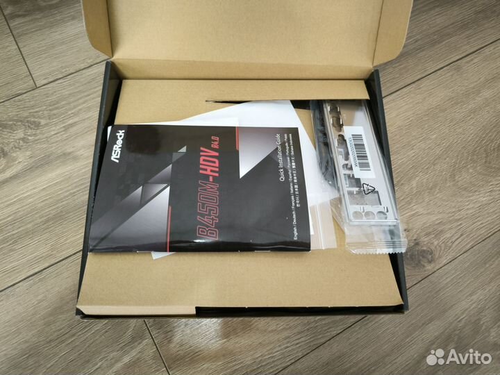Новая материнская плата asrock B450M-HDV 4.0 (AM4)