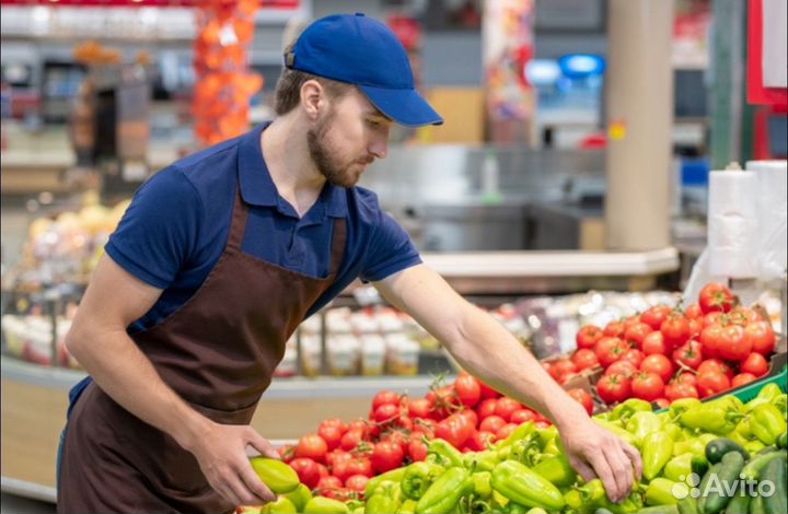 Работник торгового зала с еженедельной оплатой