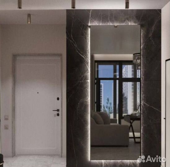 Зеркало с led подсветкой 170х70