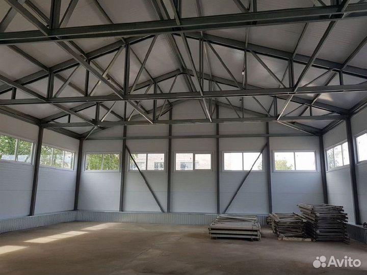 Производственный цех 400 м2, теплый, доставка