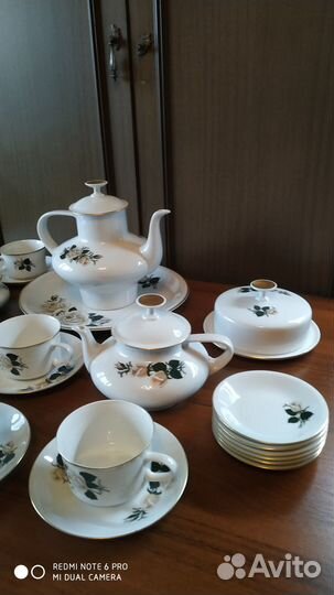 Сервиз чайный роза гдр