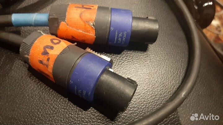 Акустический кабель с разъёмами