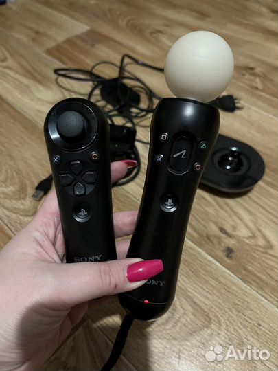 Комплект ps3 move камера, диск, док станция