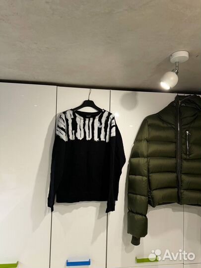 Свитшот Marcelo Burlon Over Black Logo Оригинал