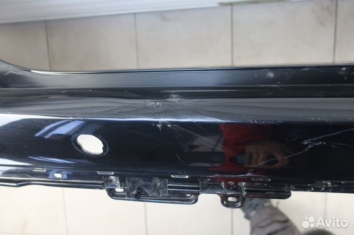 Бампер задний Mitsubishi Pajero Sport 2015)