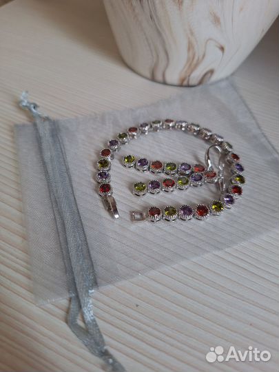 Серьги + браслет