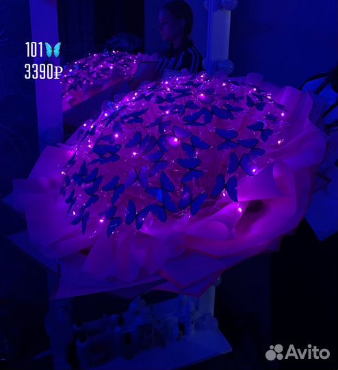 Букет бабочек /тренд 2024 года /подарок