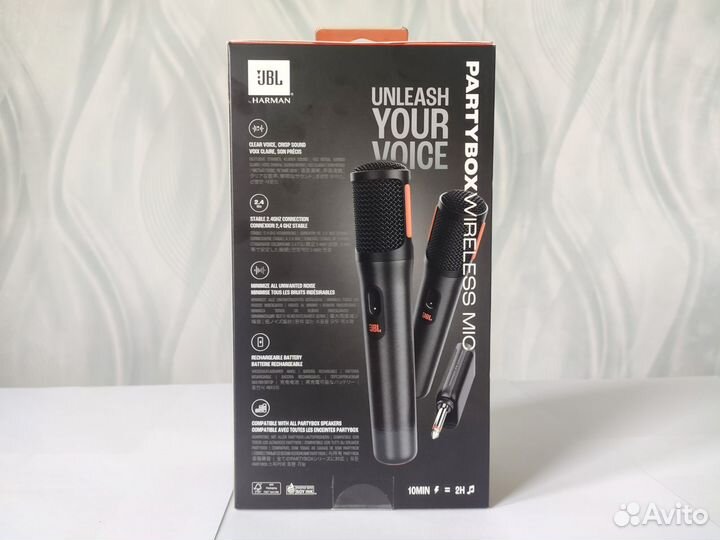 Беспроводные микрофоны JBL PartyBox Wireless Mic