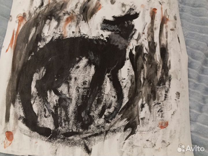 Продам рисунок призрачного волка