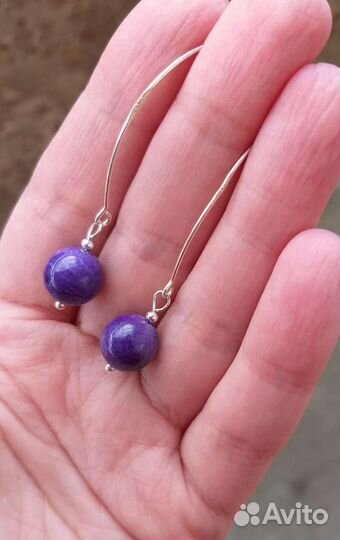 Серьги серебро