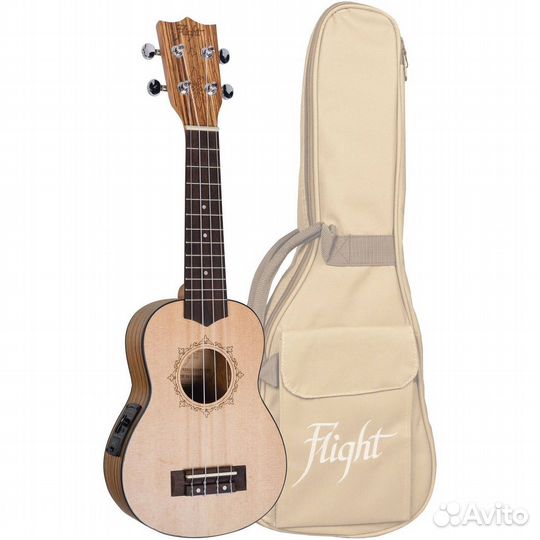 Укулеле Flight DUS320 EQ SP/ZEB