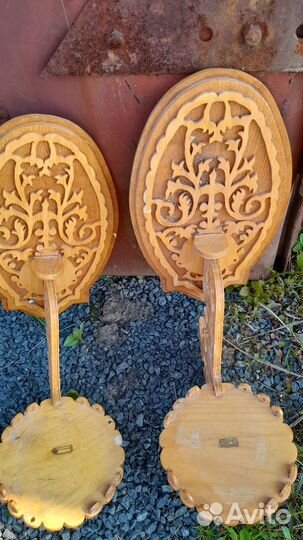 Полка настенная деревянная