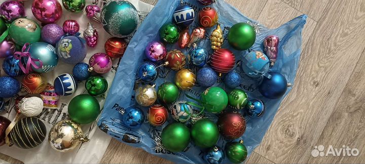Елочные игрушки 2 пакета