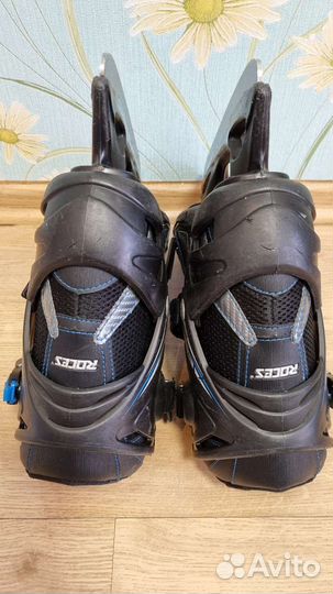 Коньки roces и лыжные ботинки salomon