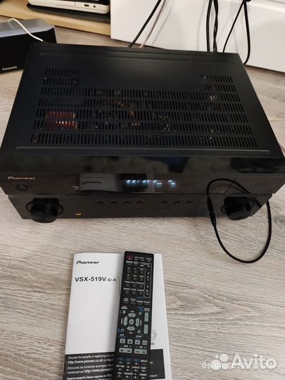Усилитель pioneer vsx -519v-k+цап usb Bluetooth