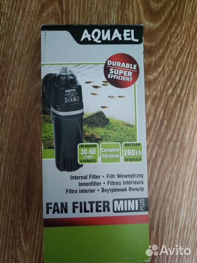 Фильтр для аквариума aquael mini plus
