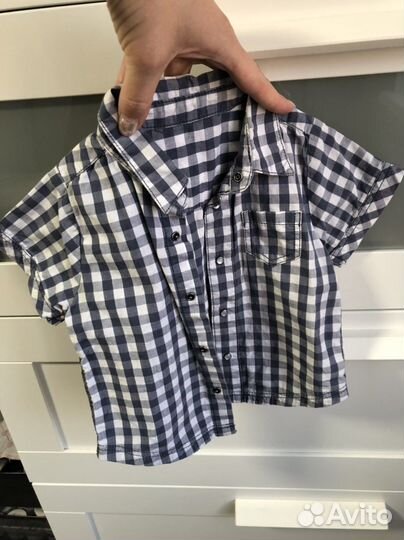 Рубашка для мальчика 74 80