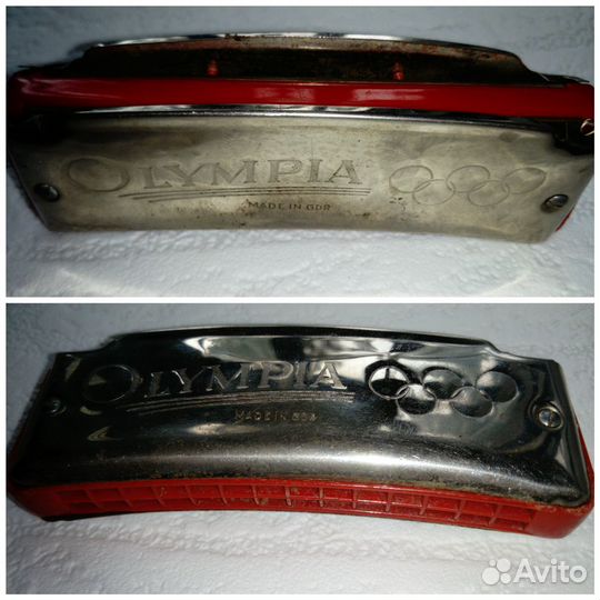 Губная гармошка немецкая гдр Olympia винтаж