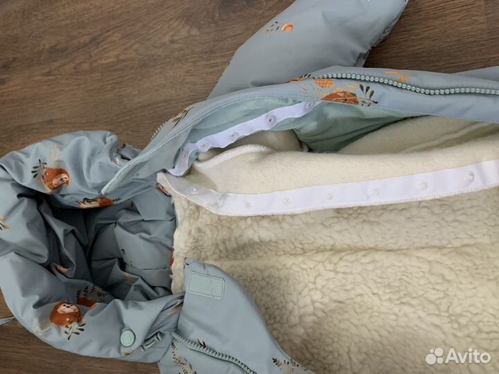 Комбинезон утепленный осень/зима р.62-68