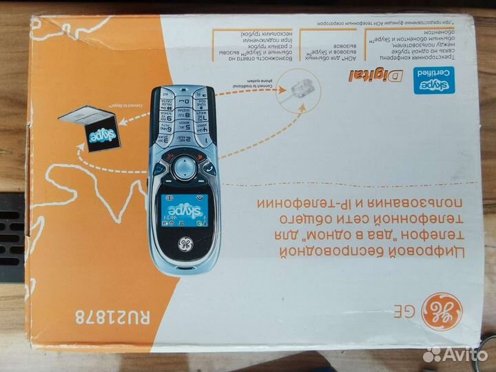 Скайп IP - радиотелефон General Electric GE RU2