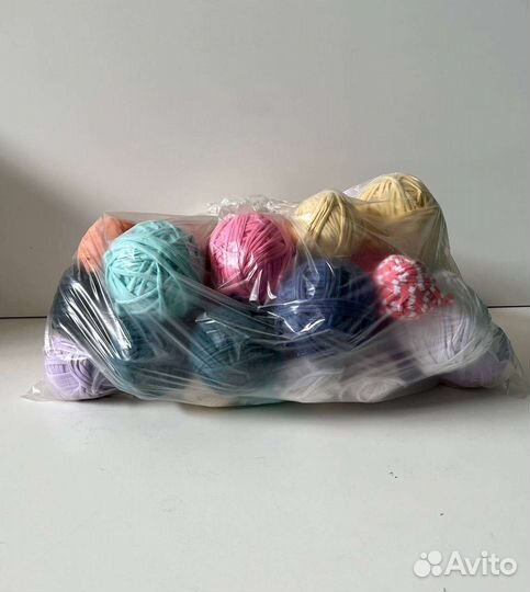 Трикотажная пряжа остатки. Набор №25