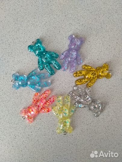 Мишки на браслеты,подвески,брелки