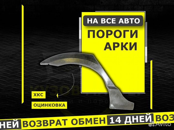 Задние арки на Honda Civic ремонтные кузовные
