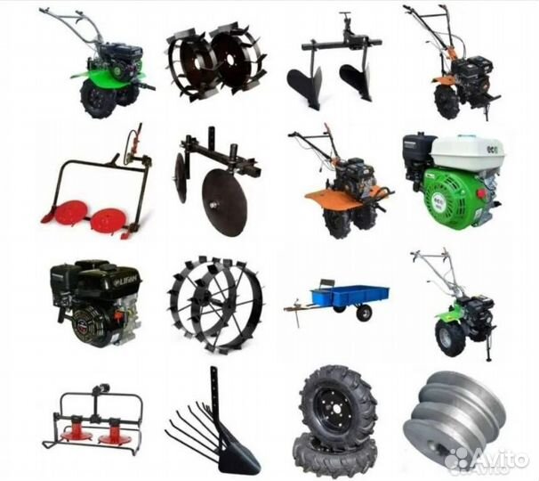 Мотоблоки Двигатели Навесное Оборудование