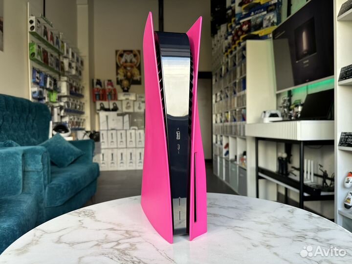 Боковые панели для Sony PS5 Fat Pink