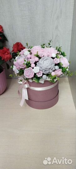 Букет цветов из мыла